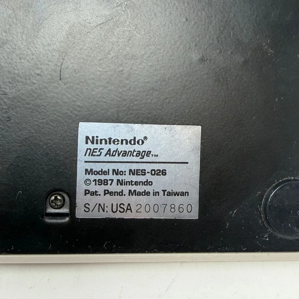 Nintendo NES Advantage Controller Arcade Joystick NES-026 Turbo Slow Motion